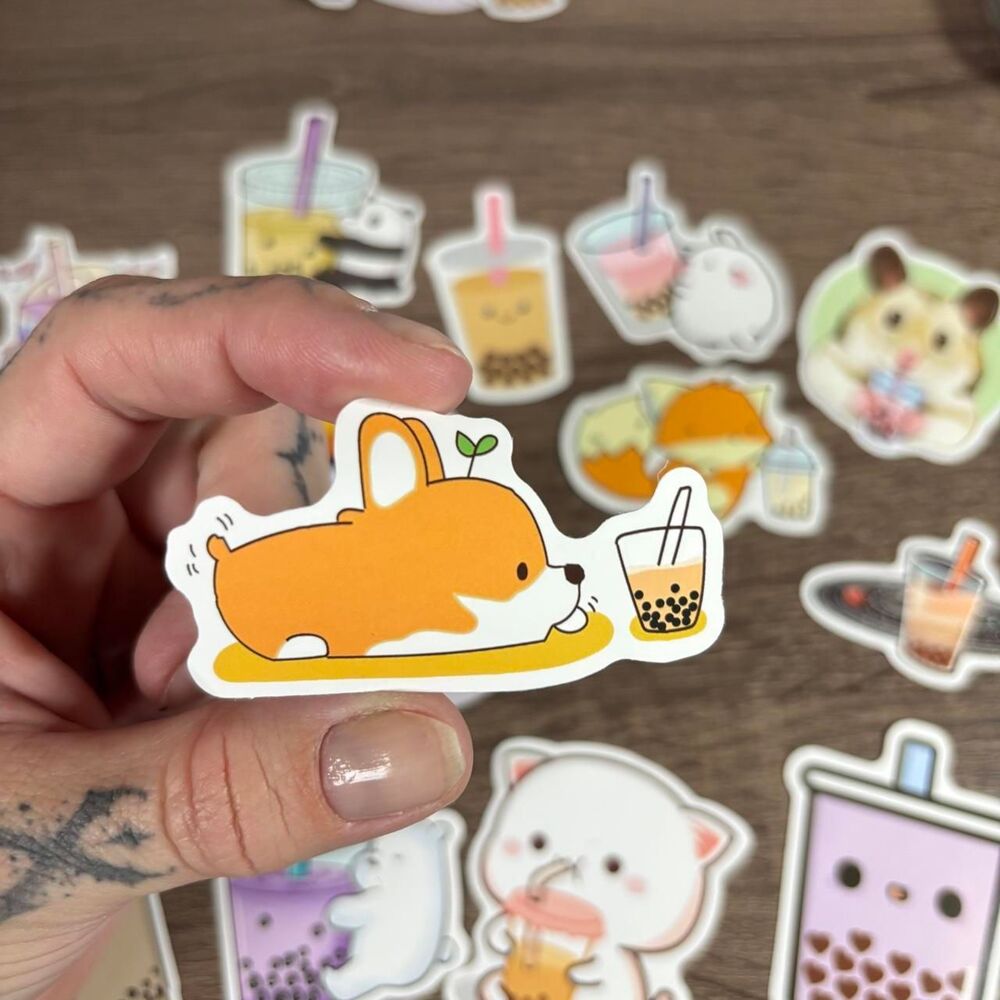 Corgi multi Stickers - Picture 3 of 5